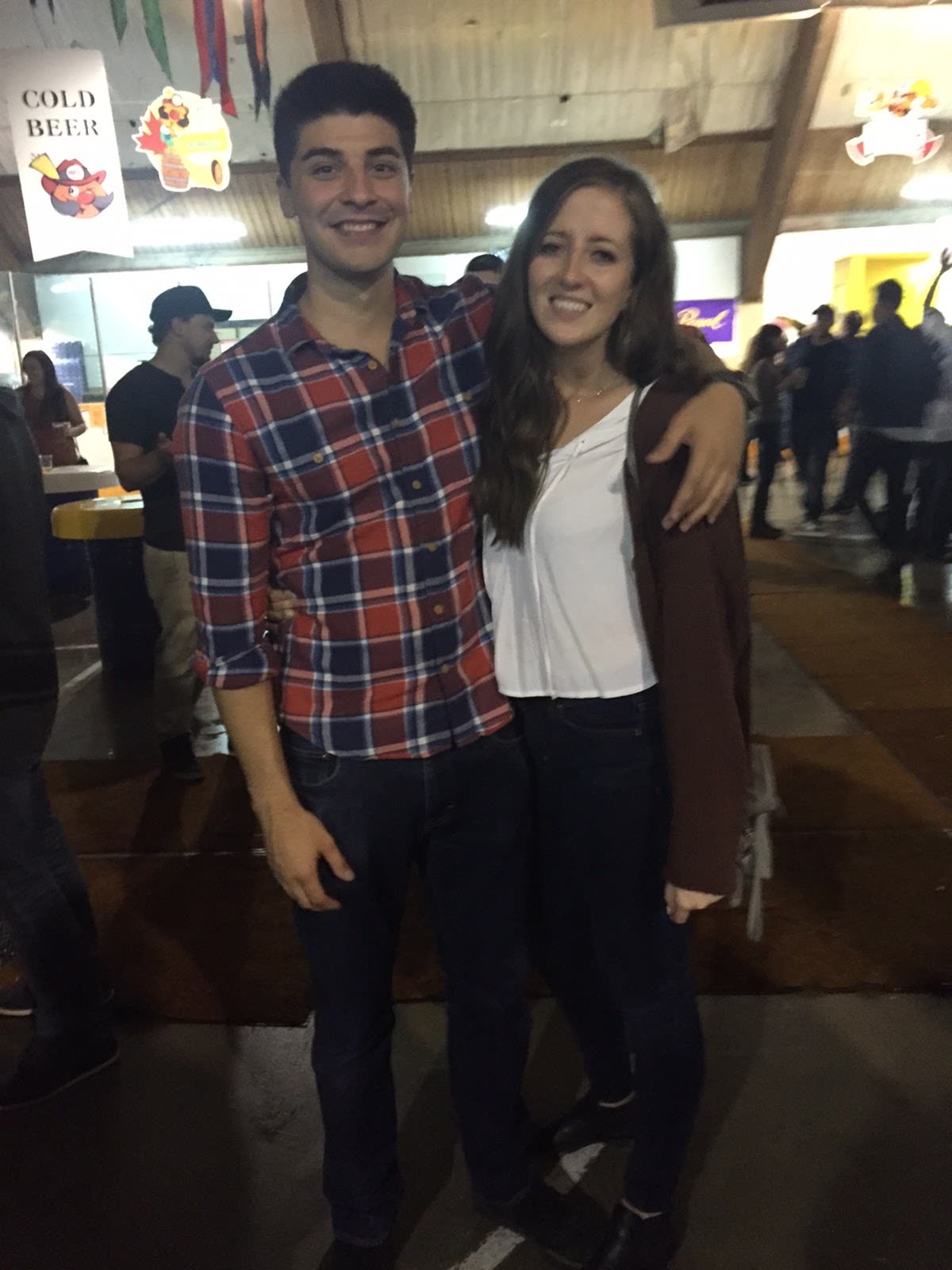 Mackenzie and Matthew in the very early days, October 2016